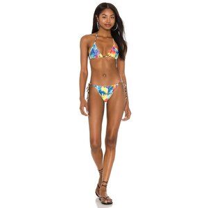 Melissa Simone Linda String Bikini Bottom in Multi